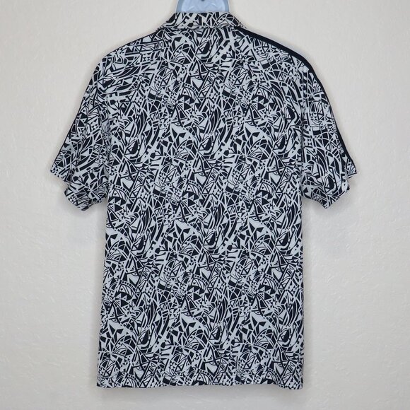 Murano* Men's Short Sleeve Button Down Straight Hem BOHO Slim Fit Shirt~ XL - Picture 2 of 11